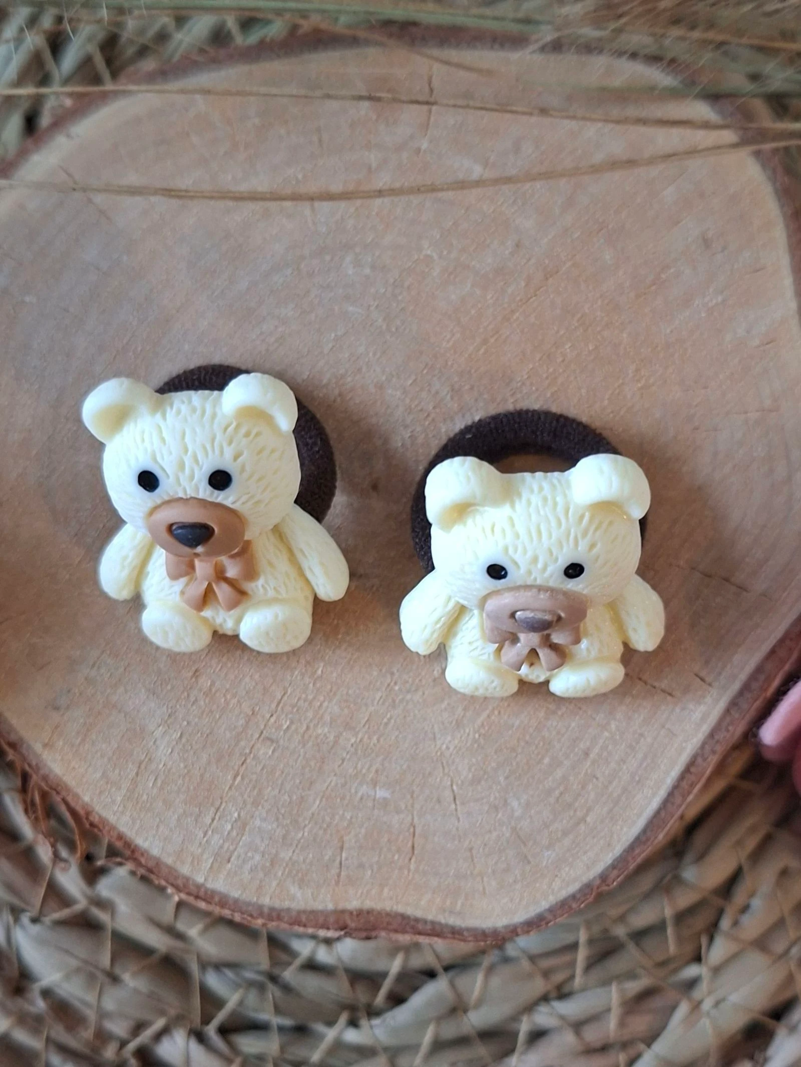 Setje mini elastiekjes met beertjes – photo 2